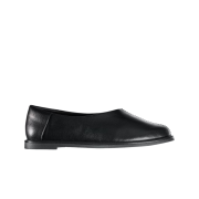 (W) Uniqlo C Square Flats Black