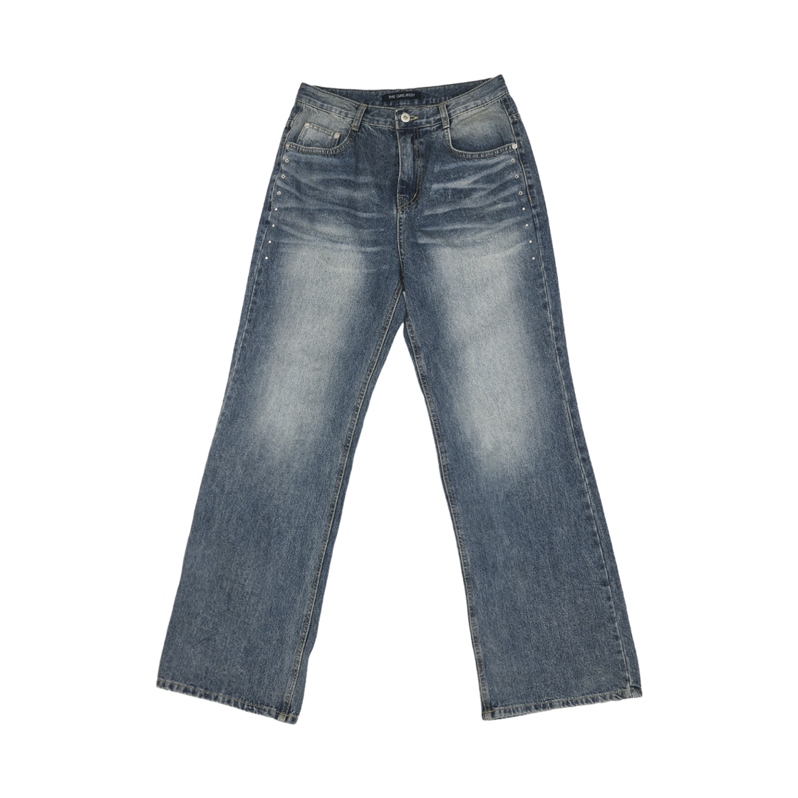 더그레이티스트 스터드 데님 팬츠 블루(The Greatest Stud Denim Pants Blue)