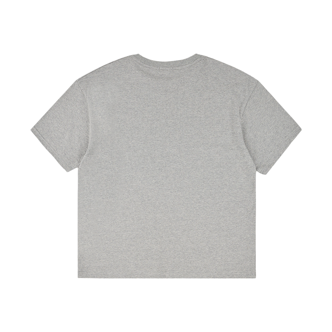 노디 트러블 스컬 디파트먼트 크롭 티 멜란지 그레이(NODI Trouble Skull Dept Crop Tee Melange Gray) - 2