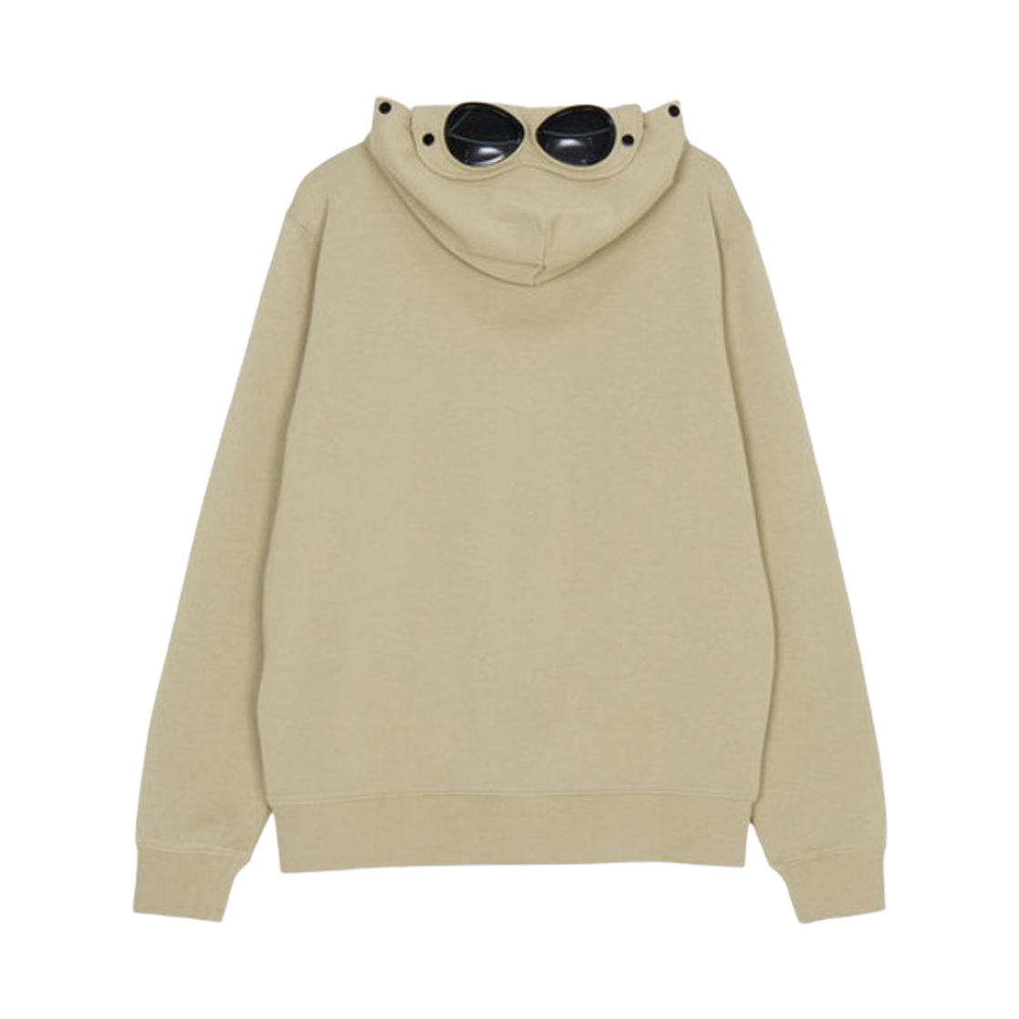 (키즈) C.P. 컴퍼니 집 후드 스웨트셔츠 베이지 - 26SS((Kids) C.P. Company Zip Hooded Sweatshirt Beige - 26SS) - 2