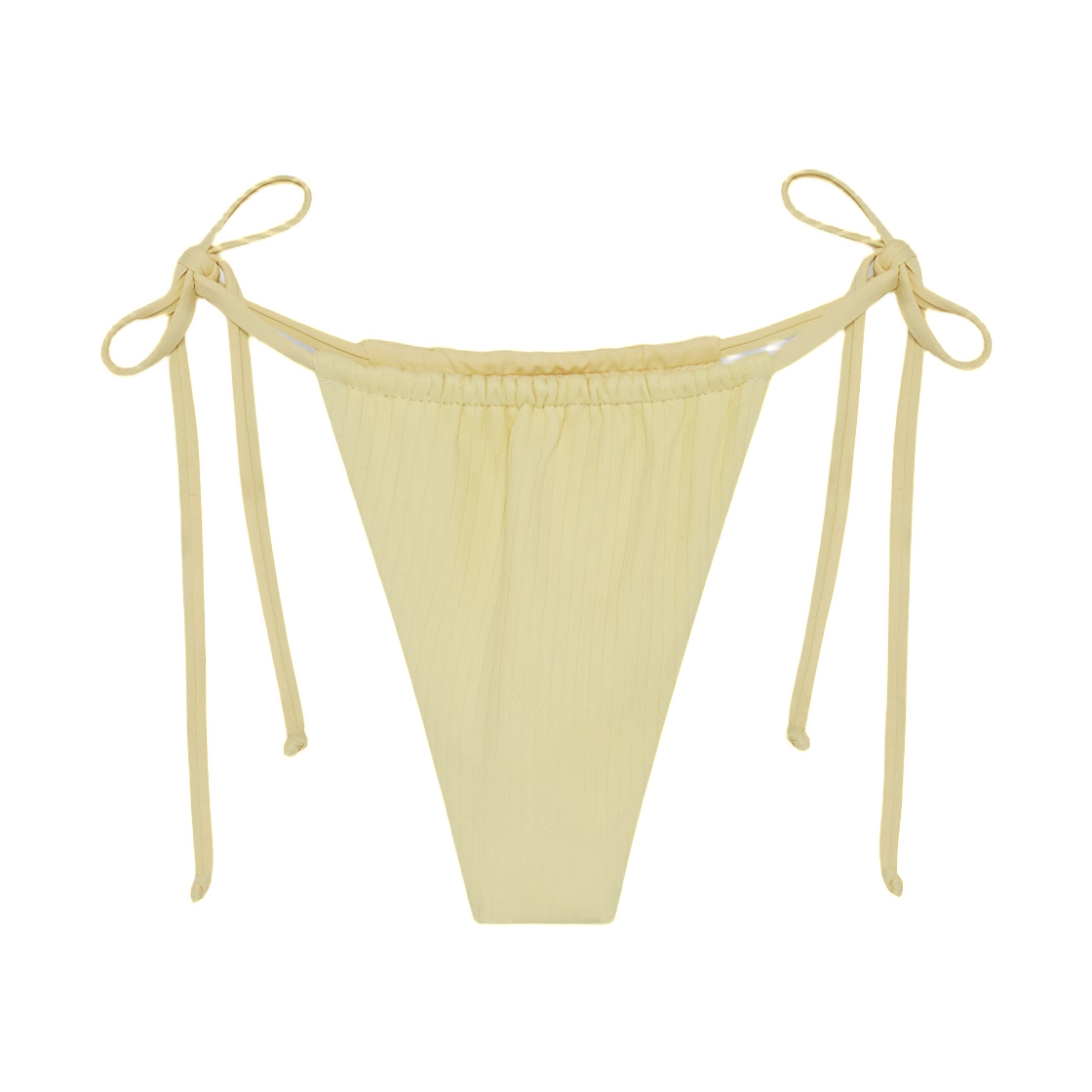 (W) 프랭키스 비키니 x 제니 티아 립드 비키니 바텀 허니콤((W) Frankies Bikinis x Jennie Tia Ribbed Bikini Bottom Honeycomb) - 1