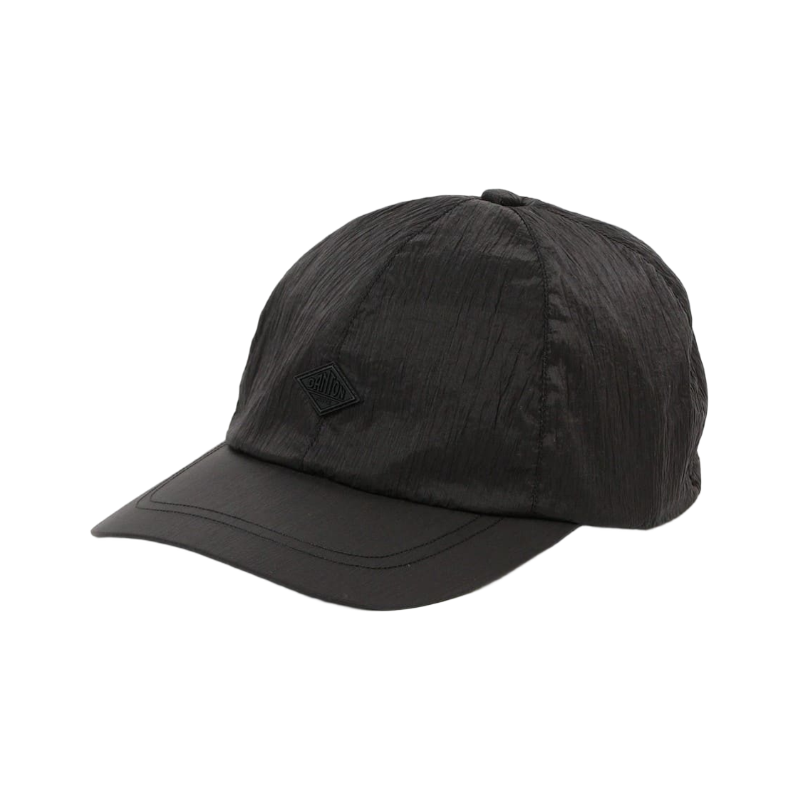 (W) 단톤 나일론 태피터 6 패널 캡 블랙((W) Danton Nylon Taffeta 6-Panel Cap Black)