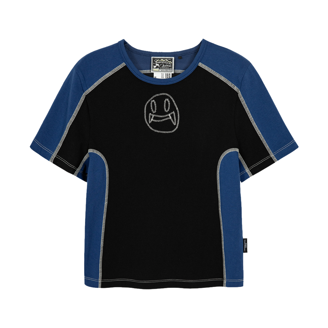11VUT50116 SOHC Smile Embroidery Small Tee_11VUT501 Black