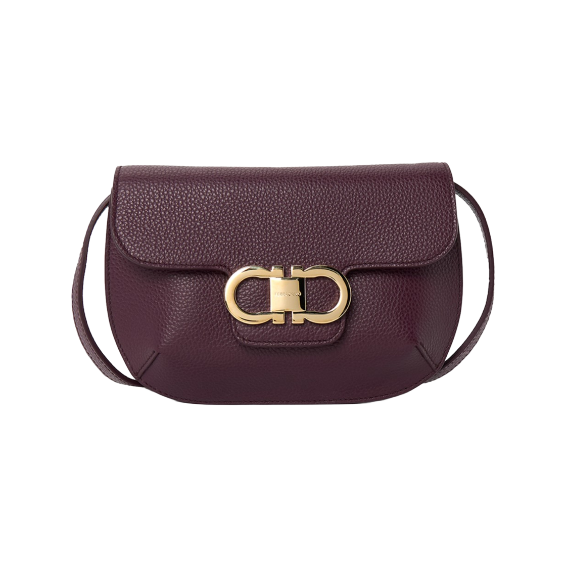 페라가모 더블 간치니 미니 숄더백 플럼(Ferragamo Double Gancini Mini Shoulder Bag Plum)