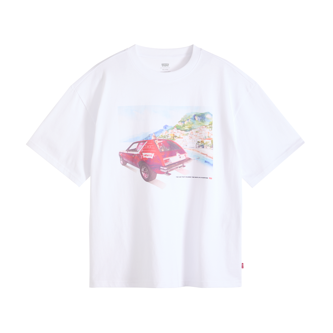 리바이스 그래픽 크롭 티 화이트(Levi's Graphic Crop T-Shirt White) - 1