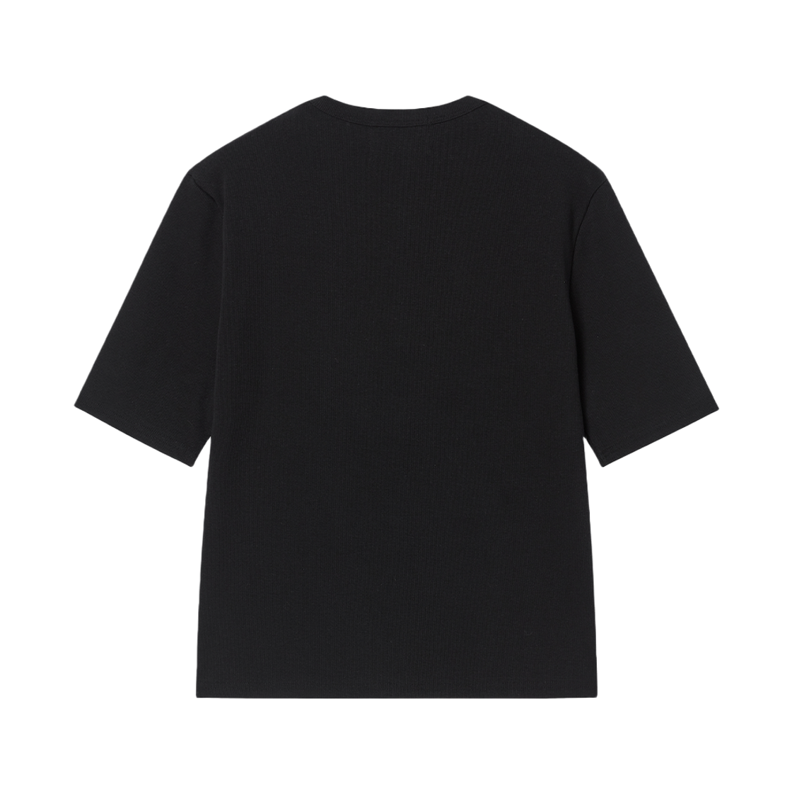엔 아카이브 펄 버튼 헨리넥 반팔 티셔츠 블랙(N ARCHIVE Pearl Button Henley Neck T-Shirt Black) - 2