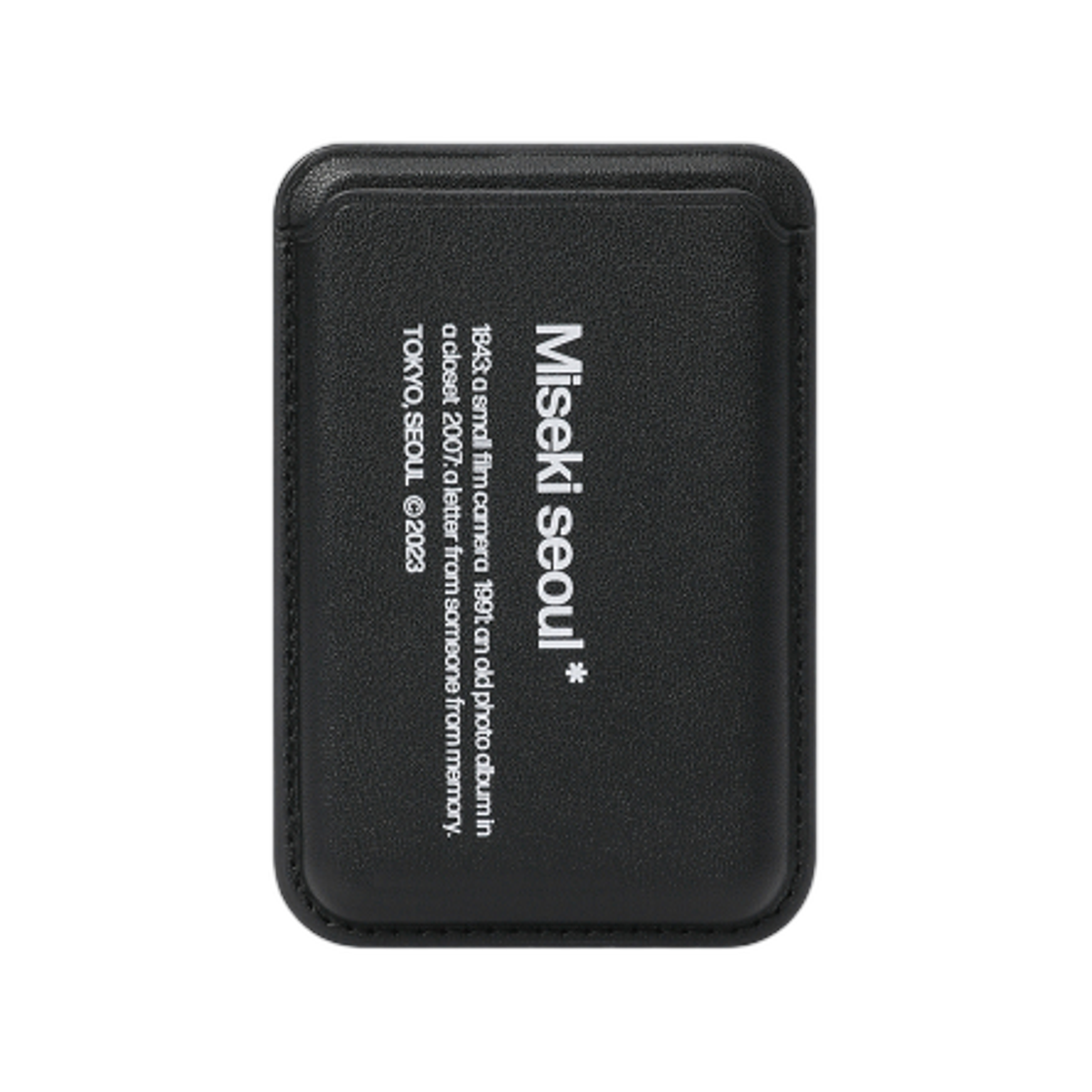 - Miseki Seoul Graphic MagSafe Wallet Black