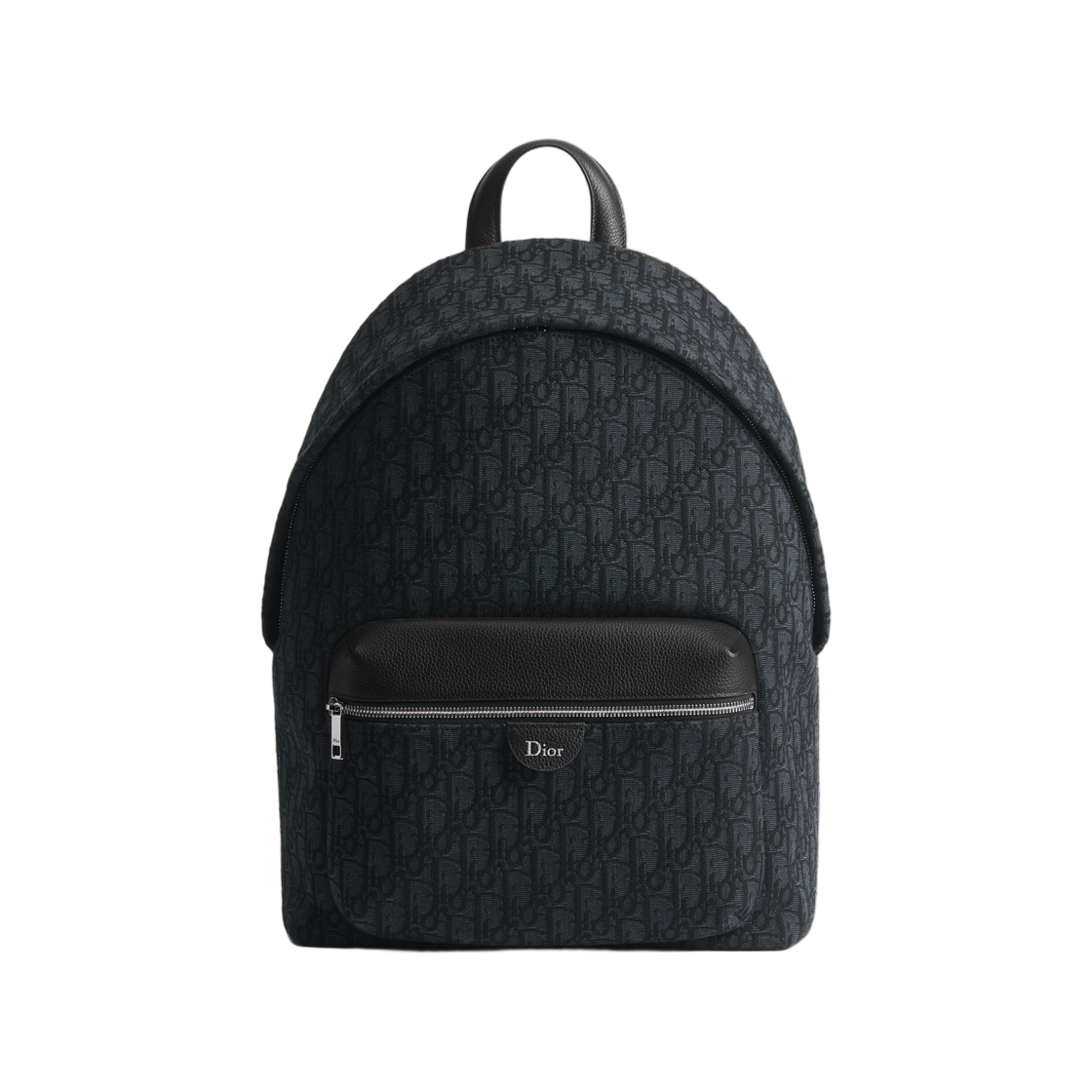 1DBBA267YUS-H03E Dior Rider Zip Backpack Dior Oblique Jacquard And Grained Calfskin Black