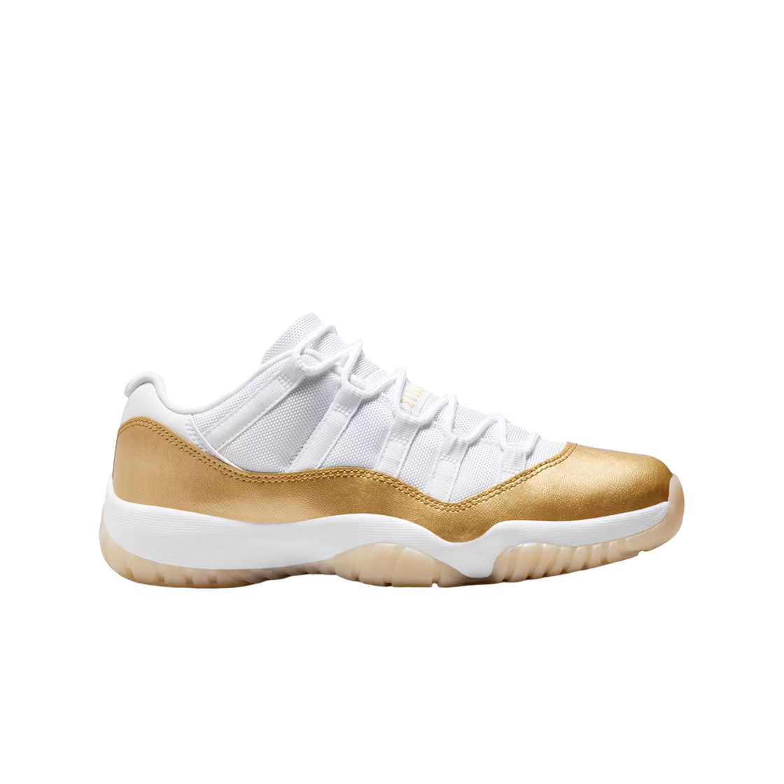 AH7860-102 (W) Jordan 11 Retro Low White Metallic Gold