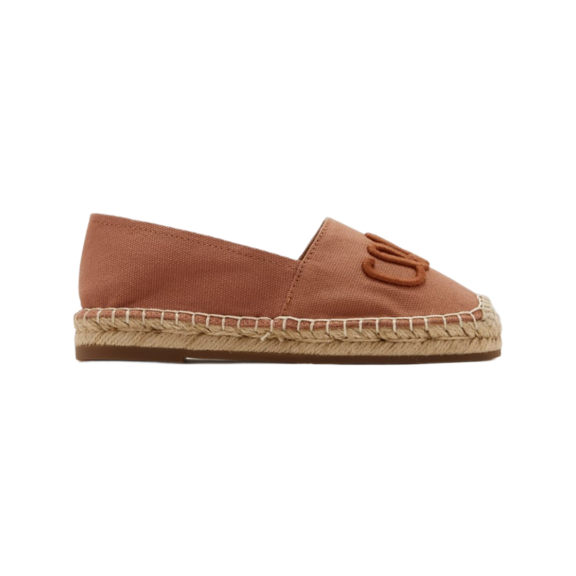 (키즈) 끌로에 로고 자수 에스파드리유 브라운((Kids) Chloe Logo Embroidered Espadrilles Brown) - 1