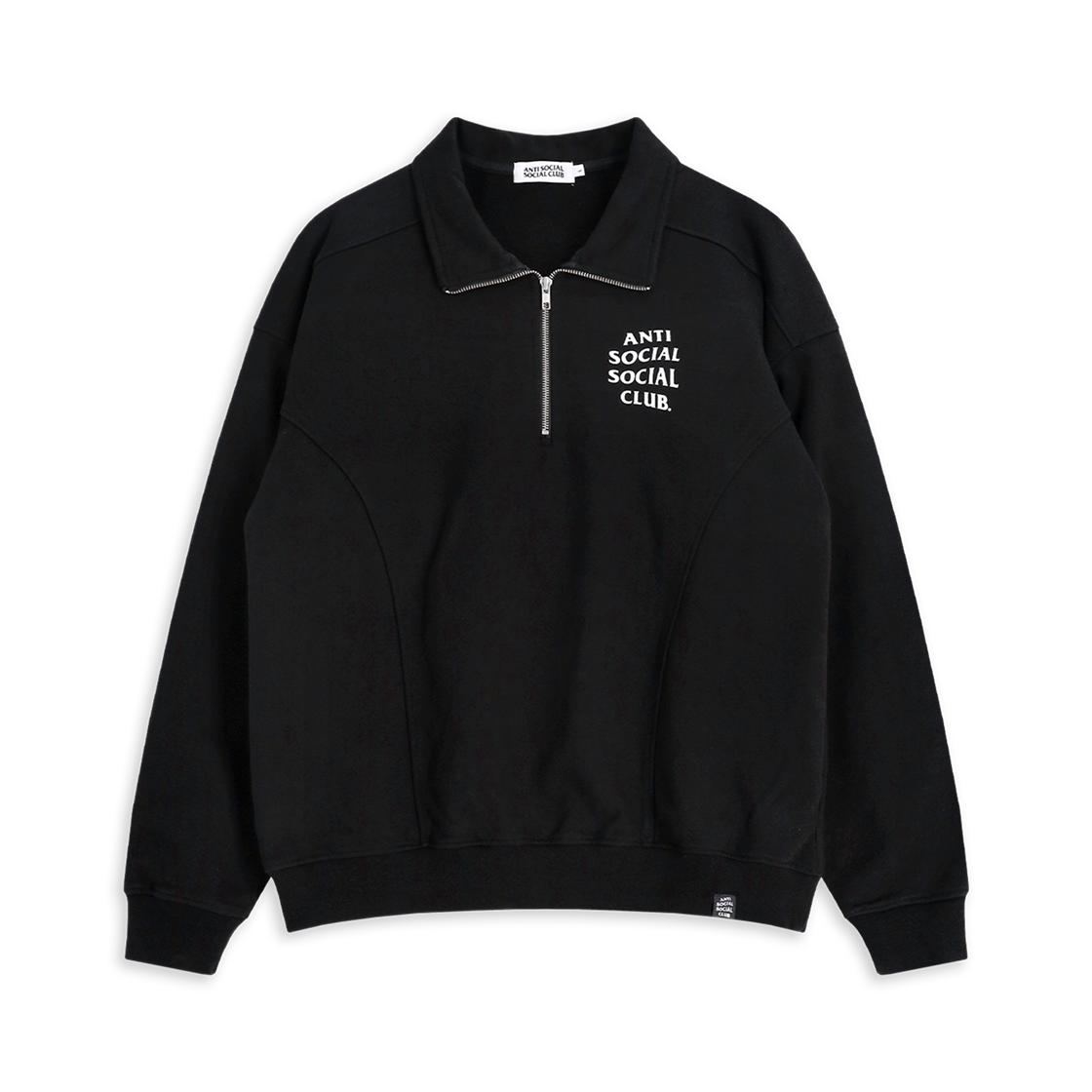 TI26A0300481 Anti Social Social Club OG Logo Half-Zip Black