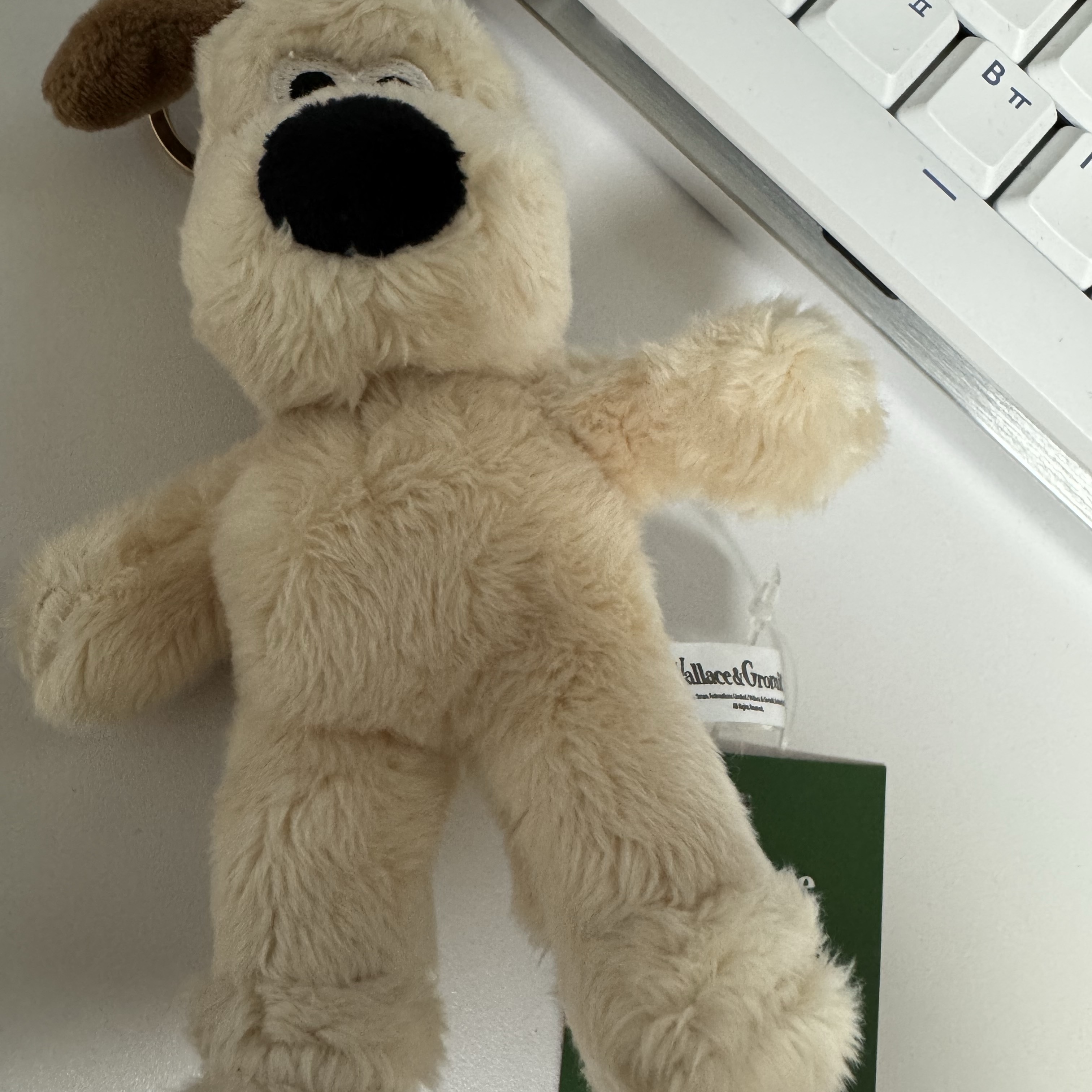 Dream C&C Wallace & Gromit Mini Keyring Plush 12cm 착용 스타일