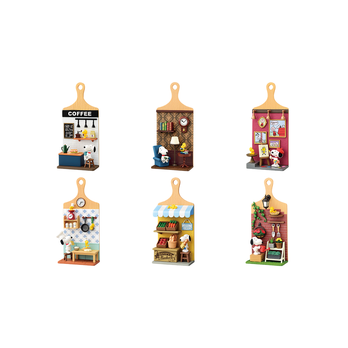 리멘트 스누피 미니어처 보드 (6개입)(Re-Ment Snoopy Miniature Board (6 Blind Boxes)) - 2