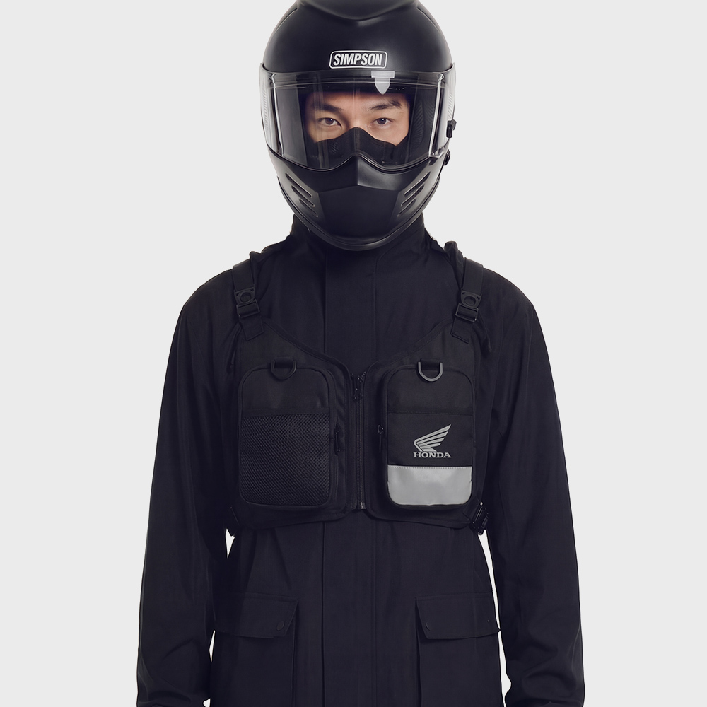 혼다 시티 라이더 툴 베스트 블랙(Honda City Rider Tool Vest Black) - 4