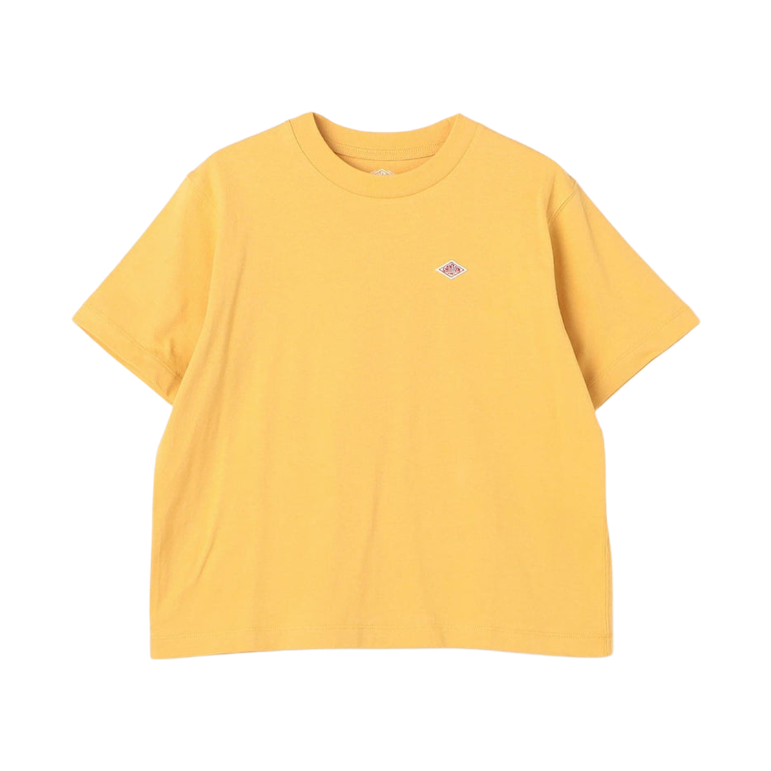 (W) 단톤 코튼 저지 숏 티셔츠 오렌지((W) Danton Cotton Jersey Short T-Shirt Orange) - 1