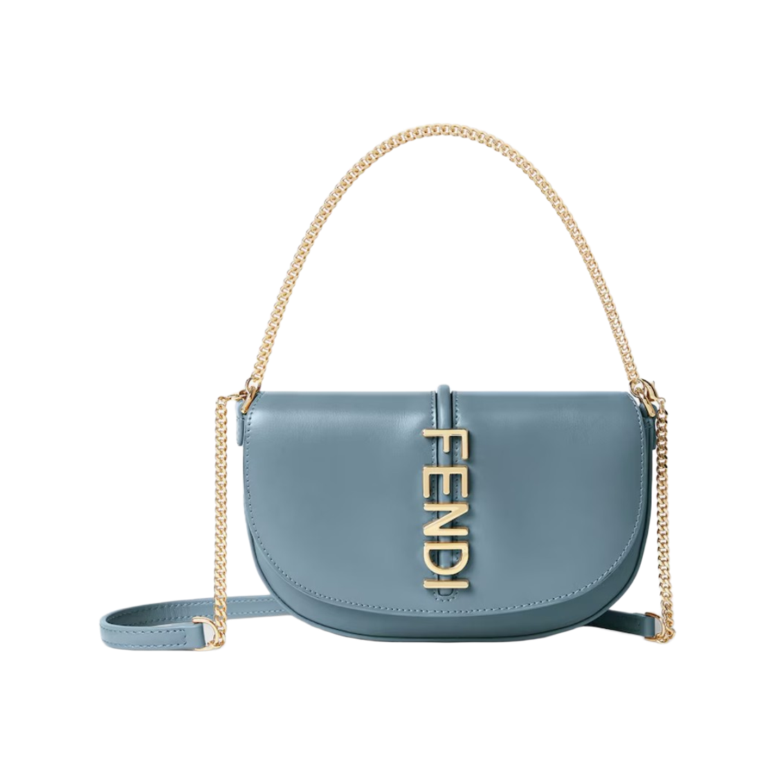 펜디 펜디그라피 체인 월렛 라이트 블루(Fendi Fendigraphy Wallet on Chain Light Blue)