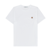Maison Kitsune Fox Head Patch Classic T-Shirt White