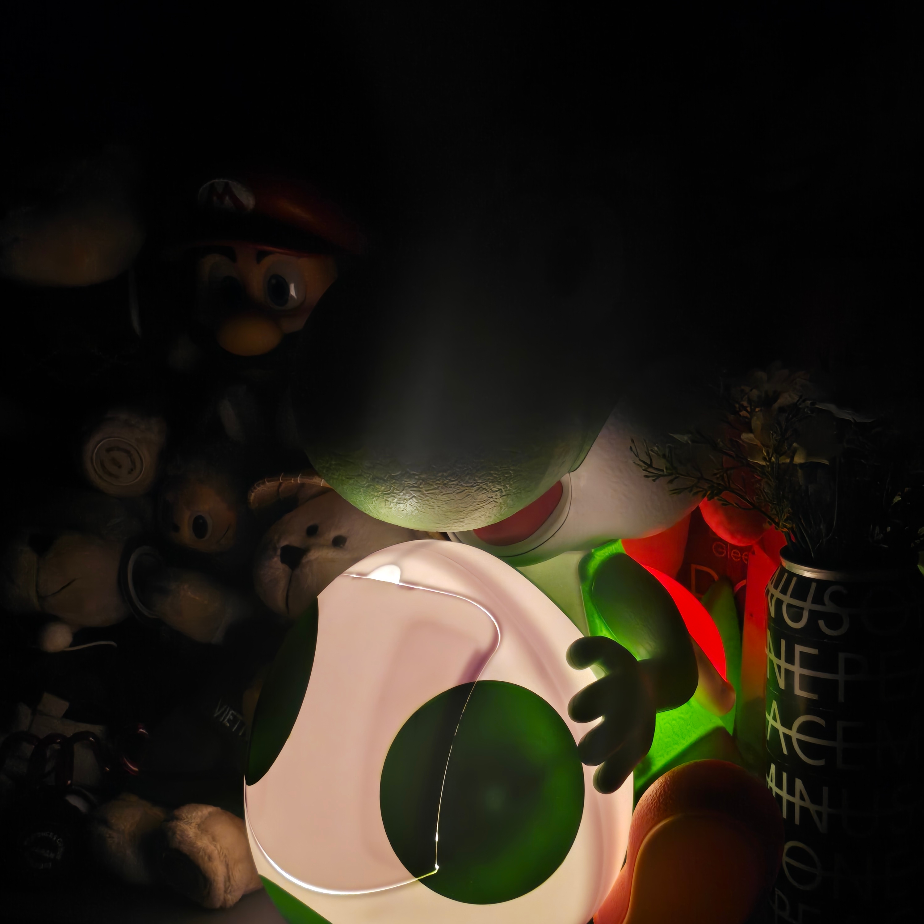 CGV x Super Mario Yoshi Popcorn Bucket 착용 스타일 - 1
