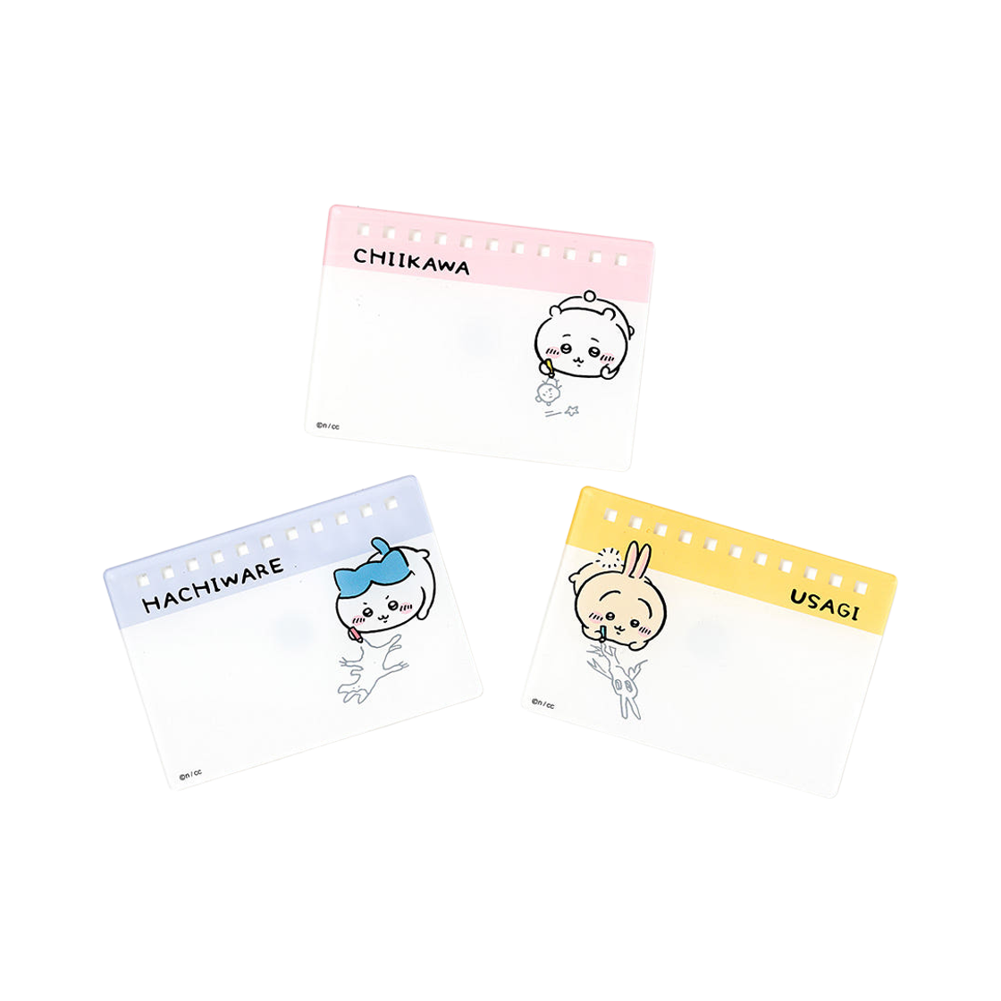 대원미디어 먼작귀 캐릭터 메모 마그넷 냉장고 자석 3종(Daewonmedia Chiikawa Magnetic Momo Board 3 Type)