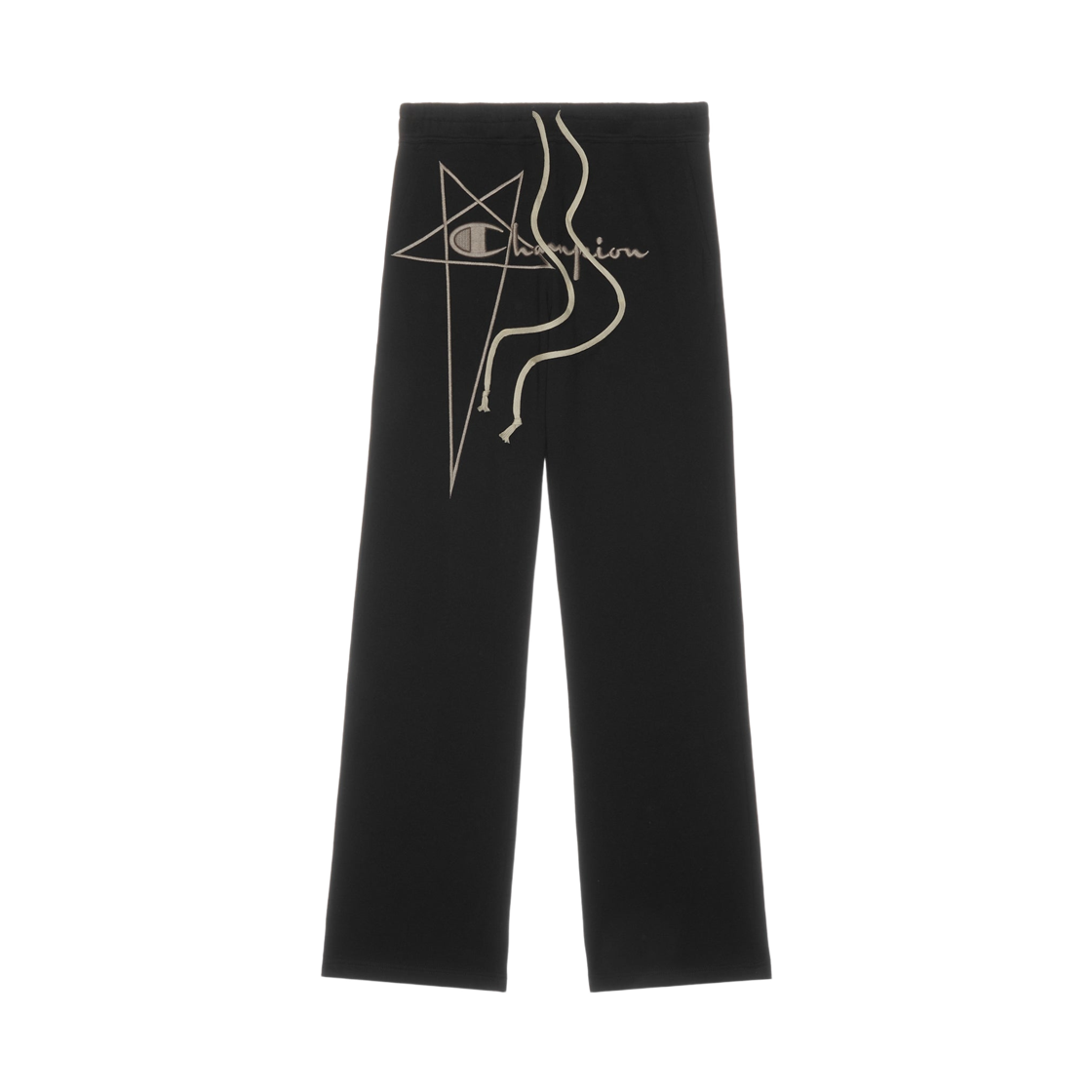 CM01D9247-CHFE-09 Rick Owens x Champion Dietrich Drawstring Track Pants Black