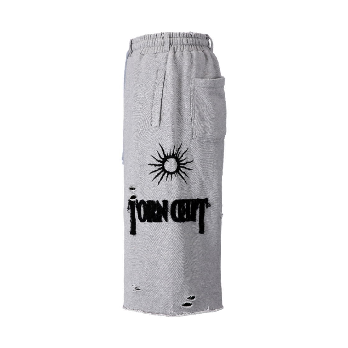 톤얼타이드 에프에이에프 스웻 버뮤다 팬츠 그레이(tornortied F.A.F Sweat Bermuda Pants
Gray) - 3