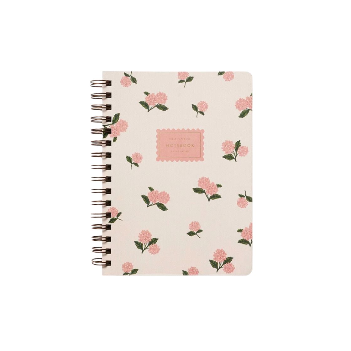 라이플페이퍼 Pink Hydrangea 스프링 노트북(Pink Hydrangea Spiral Notebook) - 1