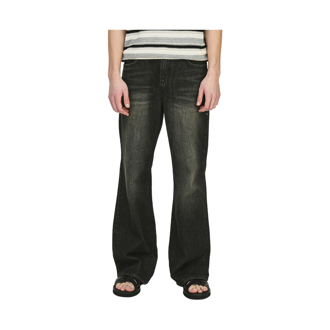 더그레이티스트 스터드 데님 팬츠 블랙(The Greatest Stud Denim Pants Black) - 2