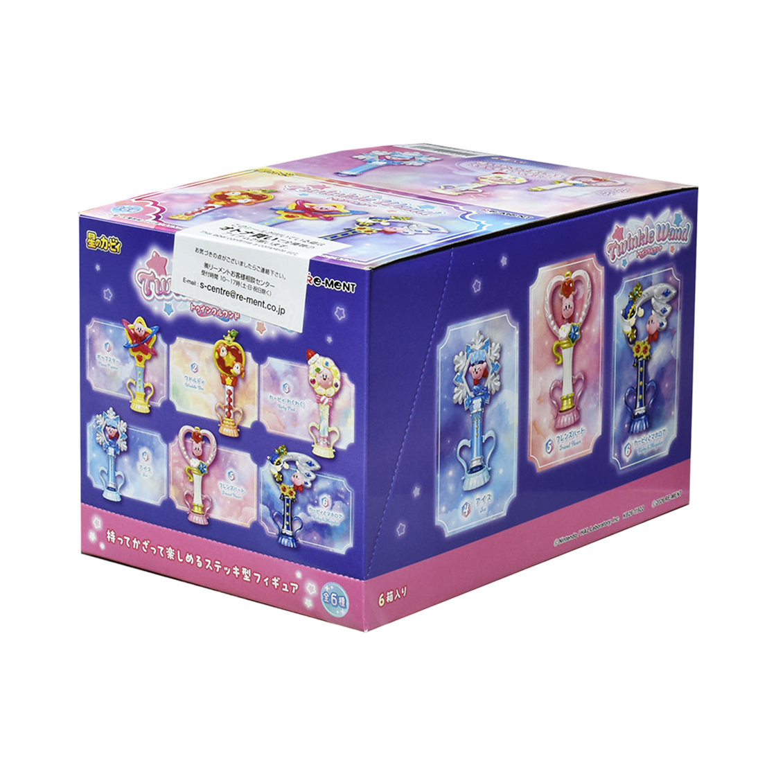 리멘트 별의 커비 지팡이 트윙클 완드 (6개입)(Re-Ment Kirby Twinkle Wand (6 Blind Boxes))