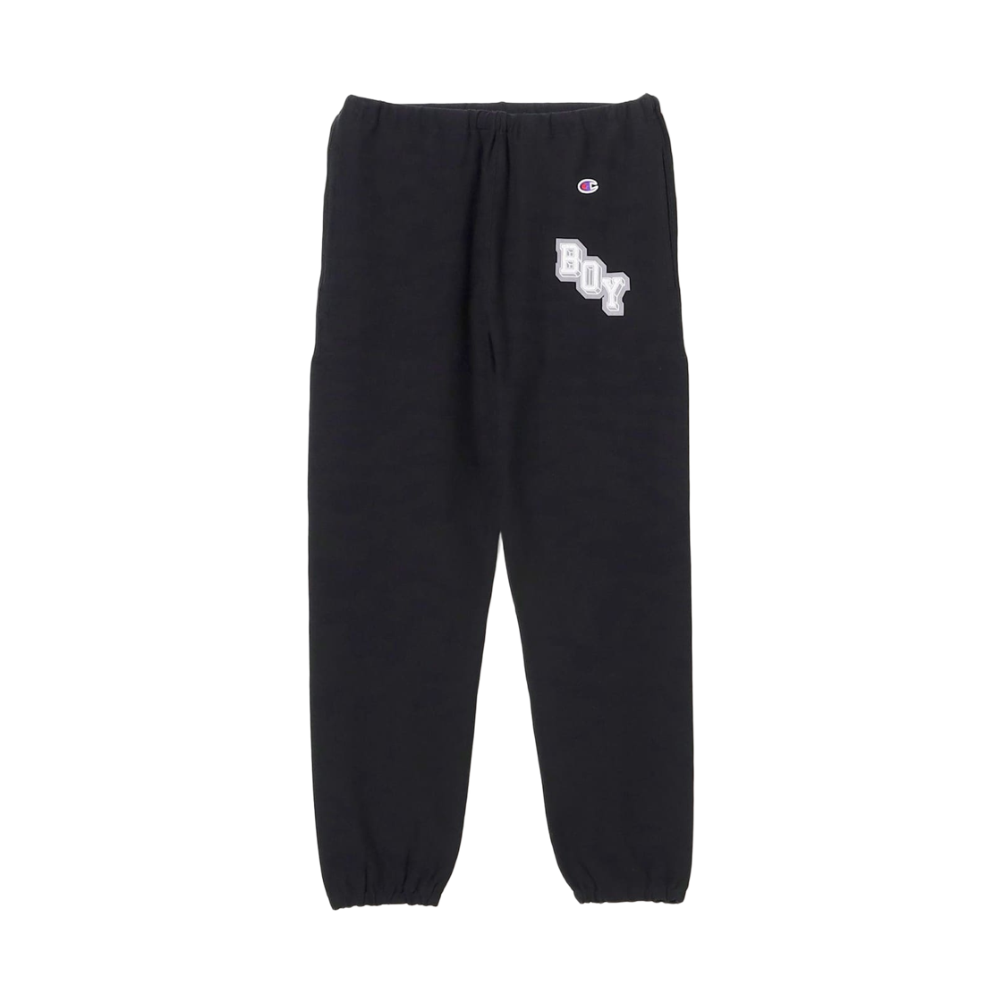 (W) 빔즈 보이 x 챔피온 리버스 위브 팬츠 블랙((W) Beams Boy x Champion Reverse Weave Pants Black) - 1