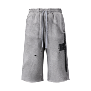 tornortied Messiah Cross Sweat Bermuda Gray