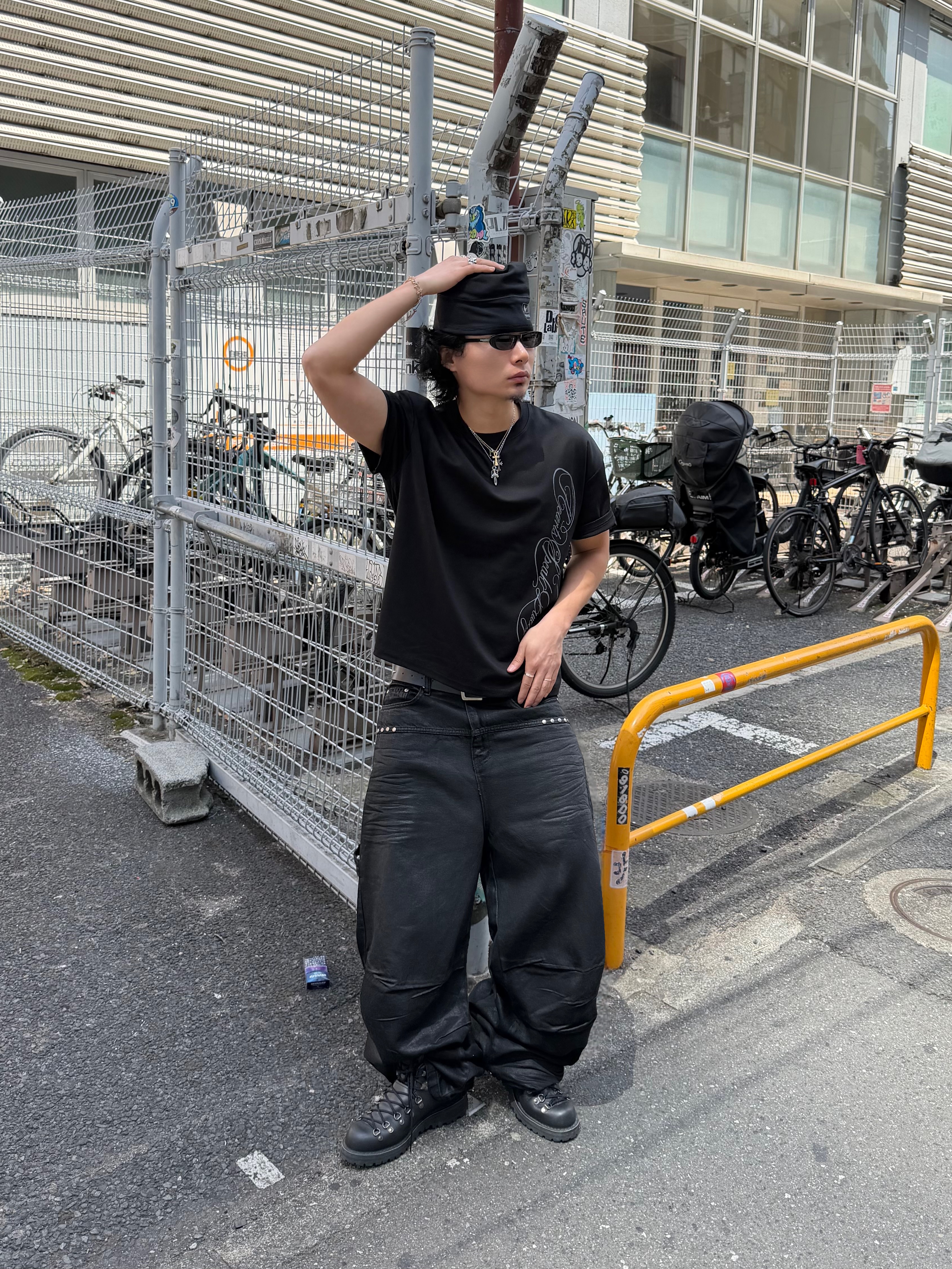 Nike x Stussy Skull Cap Black 착용 스타일 - 6