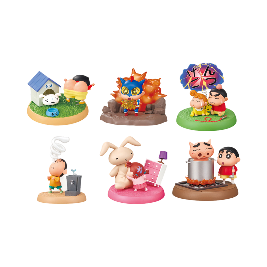 리멘트 짱구 흔들려 장난꾸러기 액션극장 (6개입)(Re-Ment Crayon Shin-chan Kasukabe Cinema Box (6 Blind Boxes)) - 2