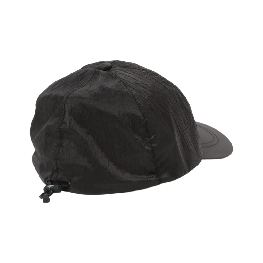 (W) 단톤 나일론 태피터 6 패널 캡 블랙((W) Danton Nylon Taffeta 6-Panel Cap Black) - 2
