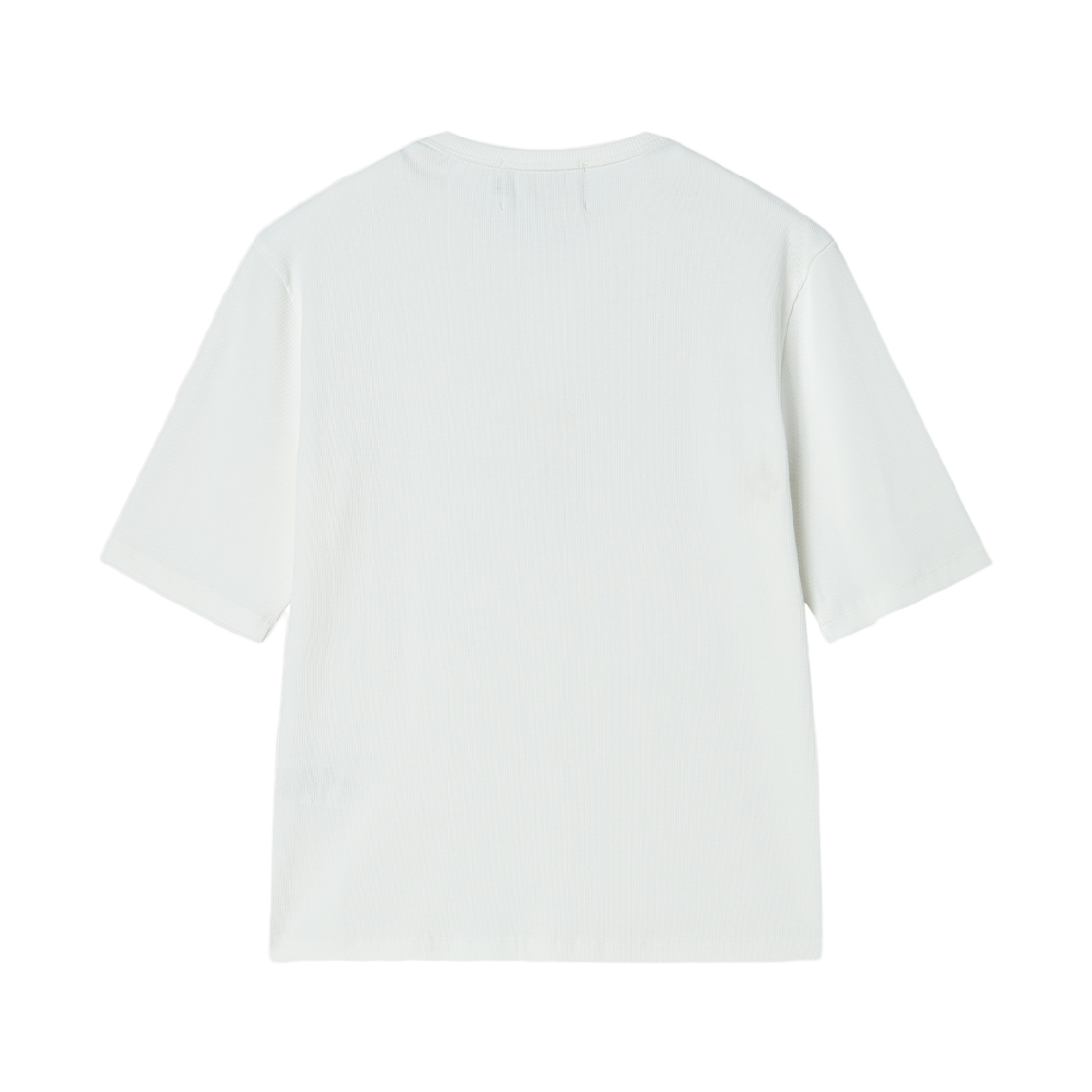 엔 아카이브 펄 버튼 헨리넥 반팔 티셔츠 화이트(N ARCHIVE Pearl Button Henley Neck T-Shirt White) - 2