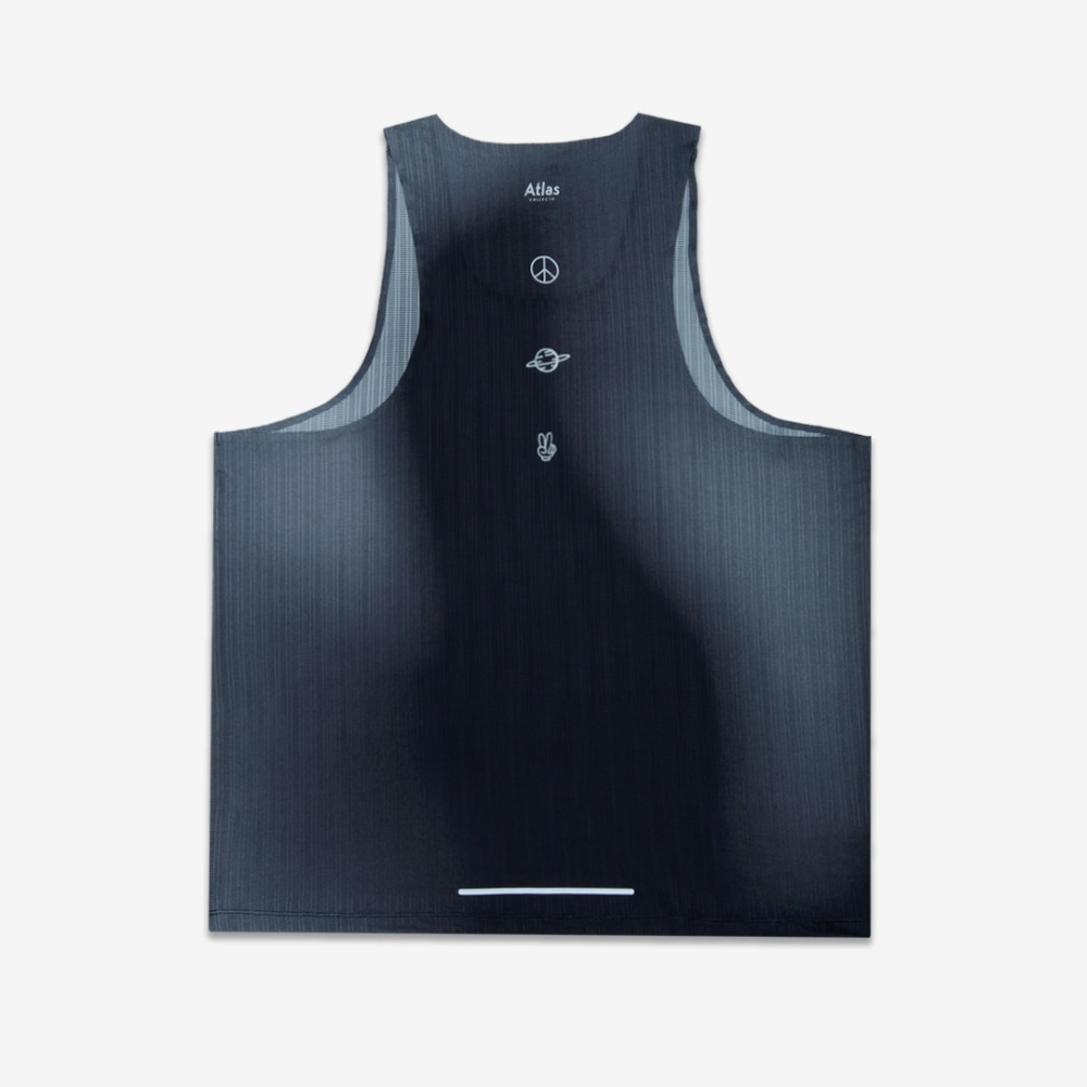 아틀라스 콜렉티프 에리아 울트라 남성 레이스 싱글렛 블랙(Atlas COLLECTIF Aeria Ultra MENS Race Singlet BK) - 2