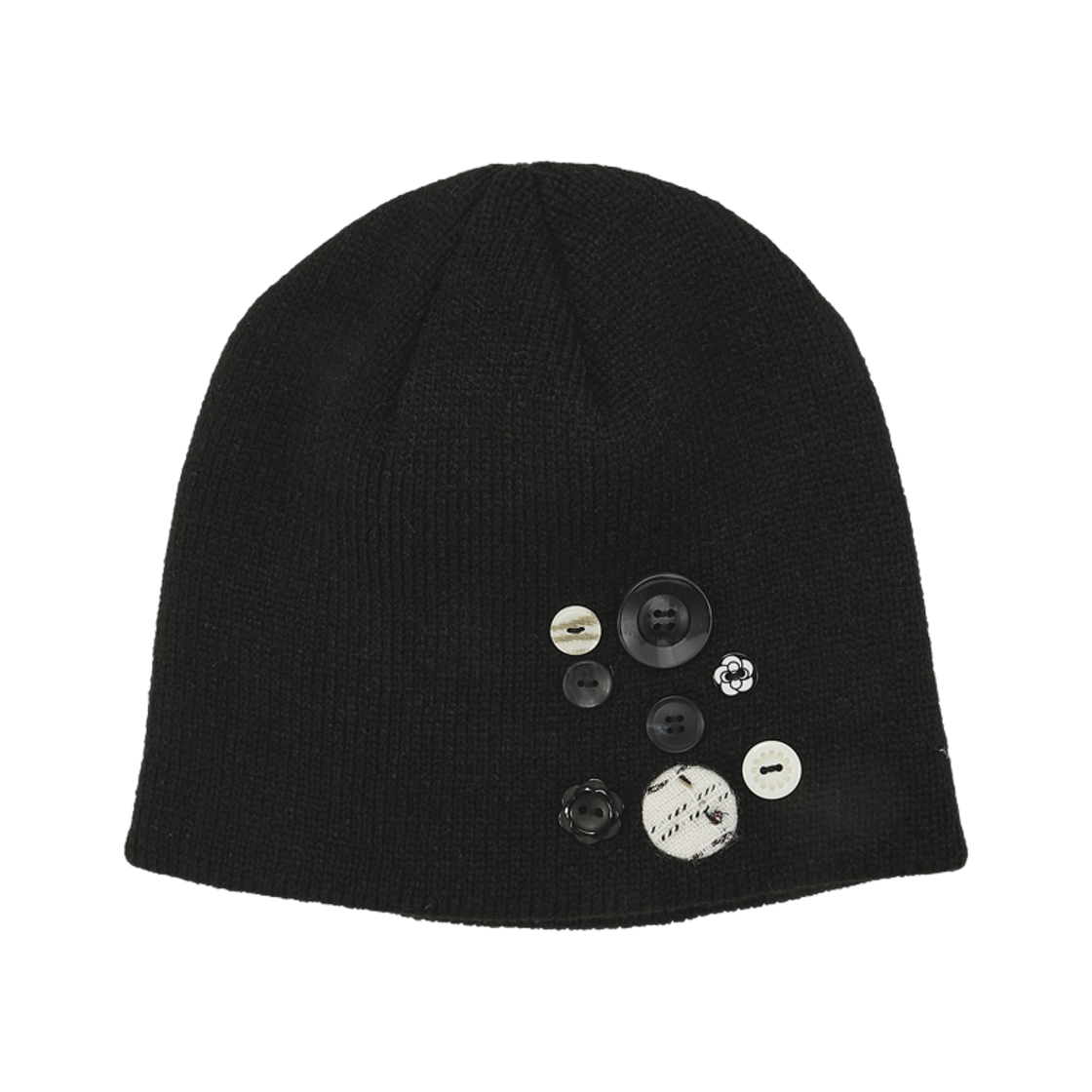 더그레이티스트 멀티버튼 비니 블랙(The Greatest Multi Button Beanie Black)
