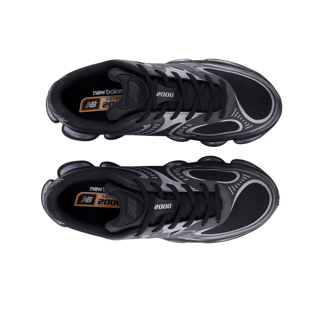 뉴발란스 2000 앱졸브 블랙 실버 메탈릭(New Balance 2000 Abzorb Black Silver Metallic) - 2