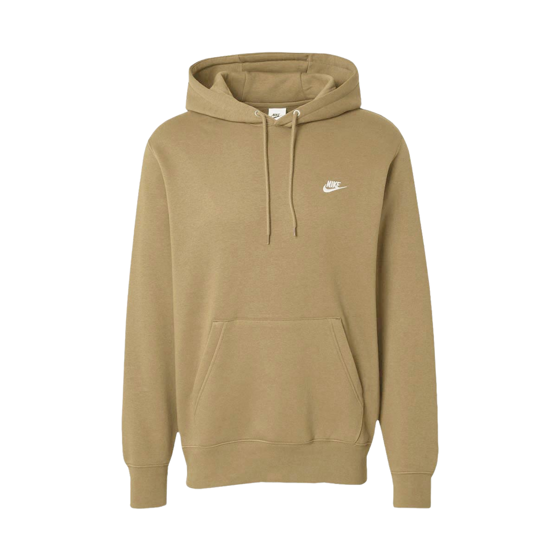 FN3860-297 Nike NSW Club Pullover Fleece Hoodie Parachute Beige - Asia