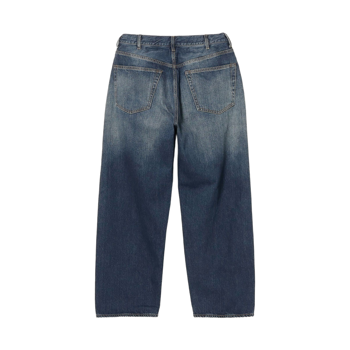 빔즈 와이드 데님 팬츠 인디고 유즈드(Beams Wide Denim Pants Indigo Used) - 2
