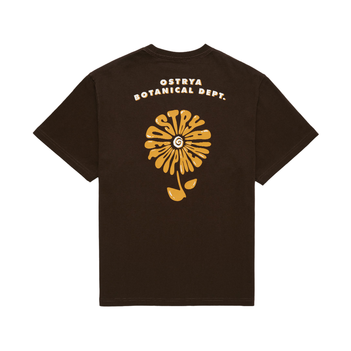오스트리야 26SS 보타닉 스월 티 엄버(OSTRYA 26SS Botanic Swirl Tee Umber)