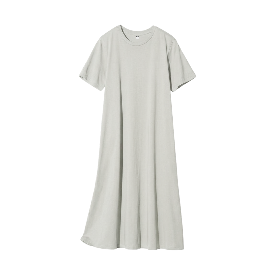 485733-31 (W) Uniqlo Airism Cotton T-Shirt Dress Beige