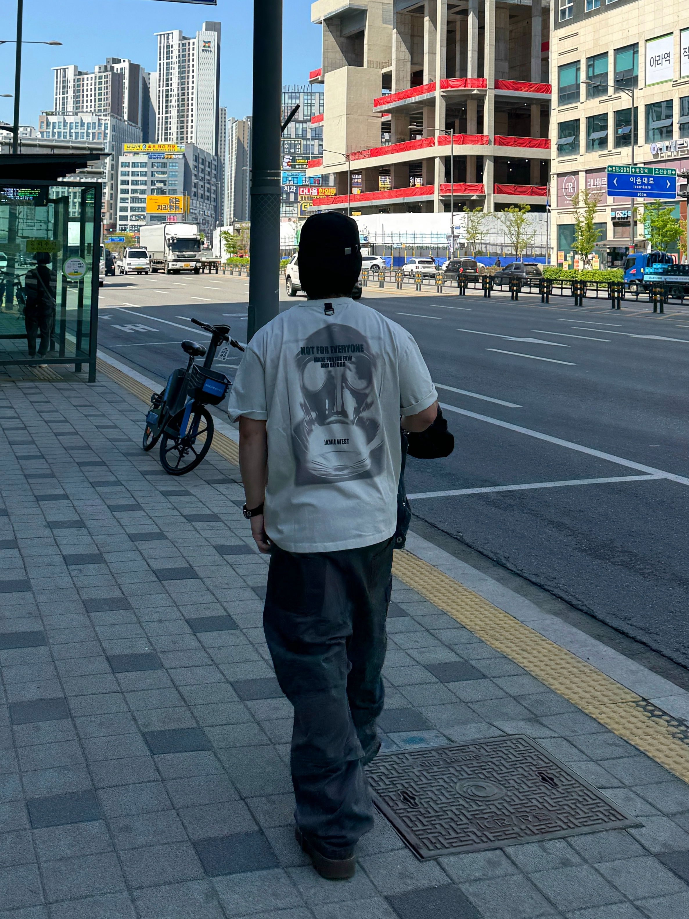 SOULESURES BOLD BELUGA Espresso Brown, farfromwhat far layered work pants_charcoal 착용 스타일 - 2