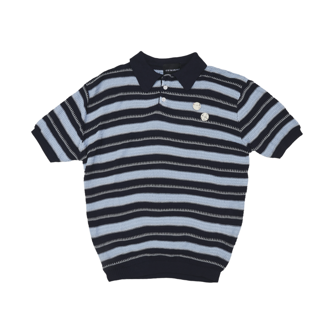 더그레이티스트 스트라이프 폴로셔츠 블루(The Greatest Stripe Polo Shirt Blue)
