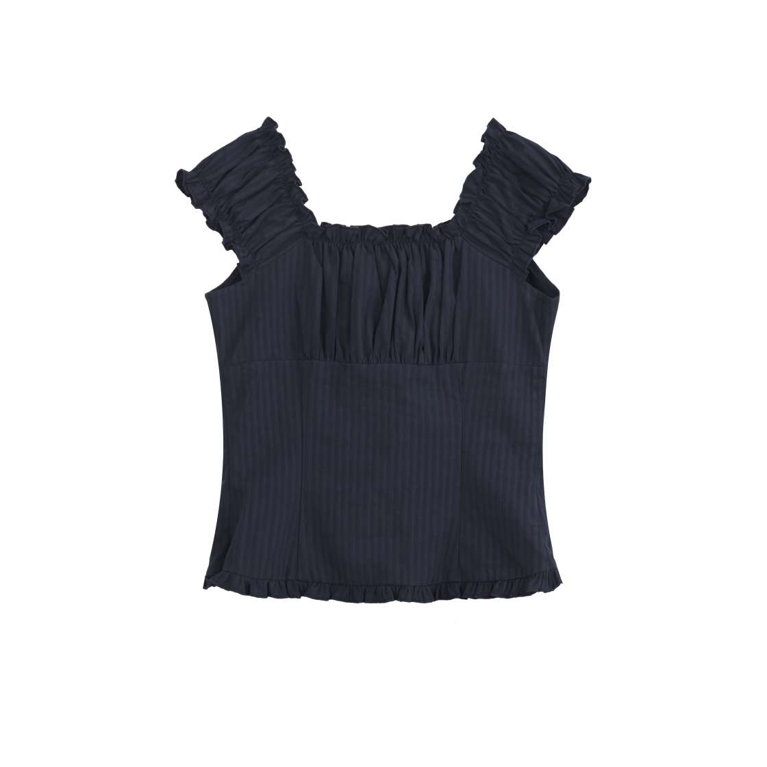 라츠유 엘라 블라우스 네이비(LOTS YOU Ella Blouse Navy) - 2