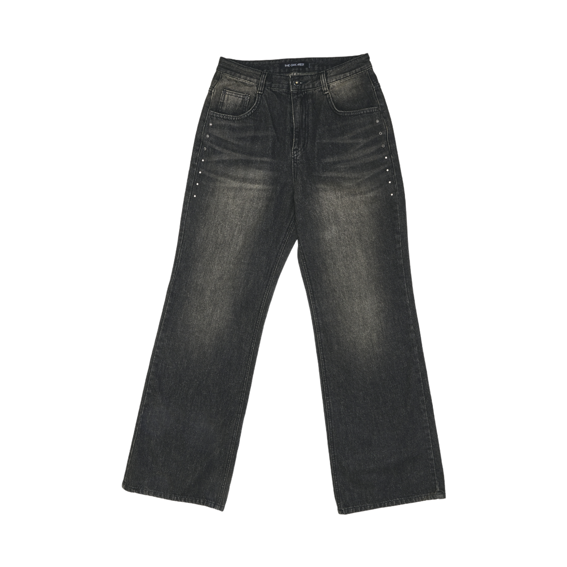 더그레이티스트 스터드 데님 팬츠 블랙(The Greatest Stud Denim Pants Black)