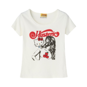 (W) Hysteric Glamour x Sanrio Kitty On Woman T-Shirt White