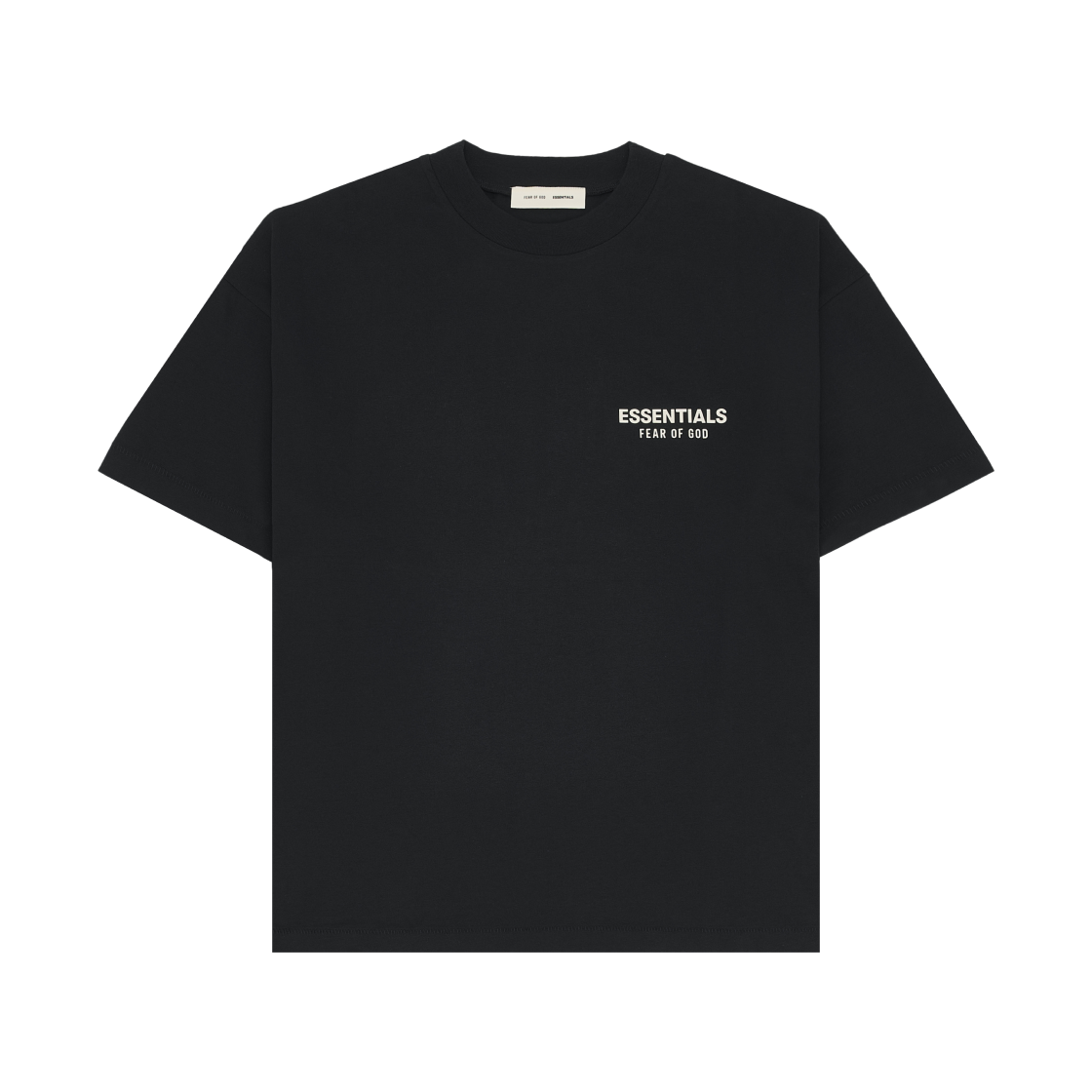 에센셜 클래식 숏슬리브 티셔츠 제트 블랙 - 25SS(Essentials Classic Short Sleeve T-Shirt Jet Black - 25SS)