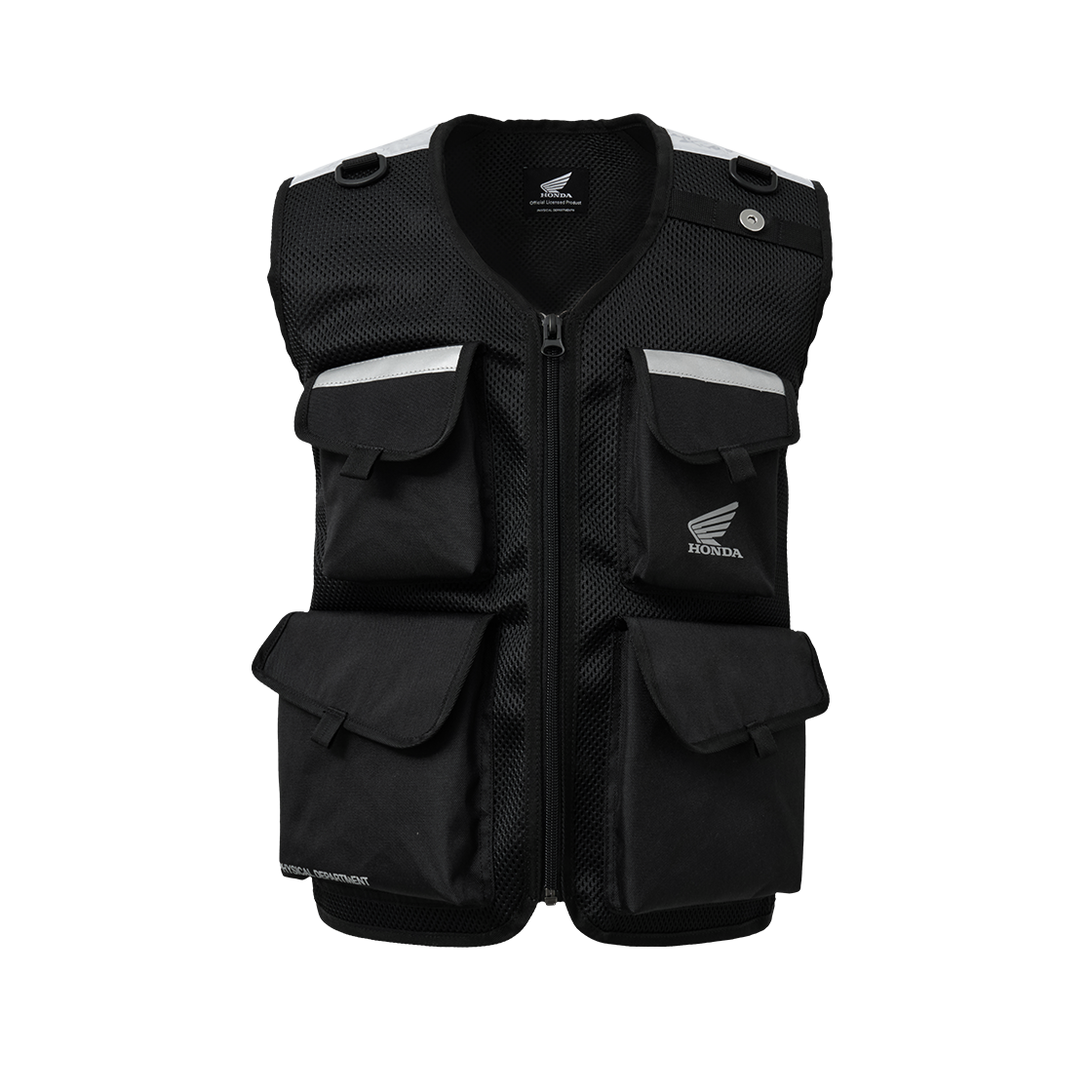혼다 시티 라이더 메쉬 유틸리티 베스트 블랙(Honda City Rider Mesh Utility Vest Black)