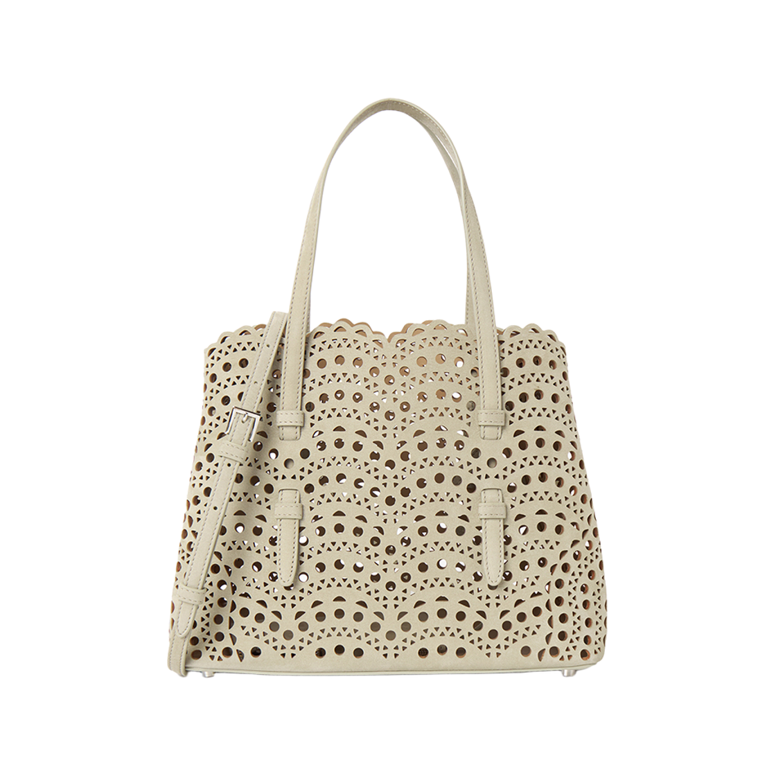 알라이아 미나 25 토트백 베이지(Alaia Mina 25 Tote Bag Beige)