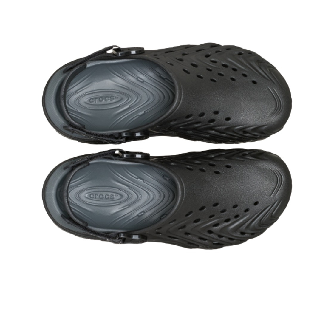 크록스 에코 2 크롬 블랙 크롬(Crocs Echo II Chrome Black Chrome) - 2